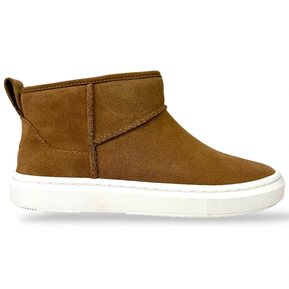 UGG Alameda Mini Boot Chestnut Size 5 Cozy Shearling Cabincore